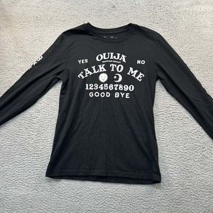 Ouija Board T-Shirt Womens Medium Graphic Tee Shirt Mystifying Spirit World Hasb